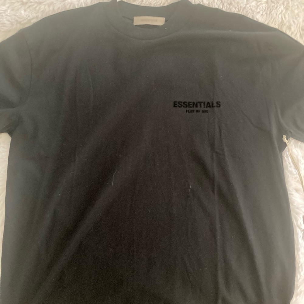 FEAR OF GOD ESSENTIALS BASIC TEE BLACK